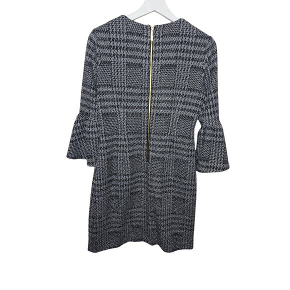 Calvin Klein Black White Plaid Sheath Dress Women’s 4 Small Work Career - Picture 2 of 10